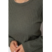 Костюм жіночий в рубчик повсякденний, колір хакі, 238R57415 Ager, XL