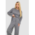 Костюм жіночий в рубчик повсякденний, колір сірий, 238R57415 Ager, XXL