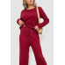 Костюм жіночий в рубчик повсякденний, колір бордовий, 238R57415 Ager, XXXL