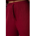Костюм жіночий в рубчик повсякденний, колір бордовий, 238R57415 Ager, XXXL