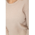 Костюм жіночий в рубчик повсякденний, колір бежевий, 238R57415 Ager, XXL
