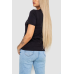 Футболка жіноча з принтом, колір чорний, 238R57400 XL, 50, XL