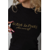 Футболка жіноча з принтом, колір чорний, 238R57399 XL, 50, XL