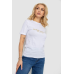Футболка жіноча з принтом, колір білий, 238R57399 XL, 50, XL
