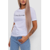 Футболка жіноча з принтом, колір білий, 238R57383 XXL, 52, XXL