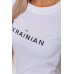 Футболка жіноча з принтом, колір білий, 238R57383 XXL, 52, XXL