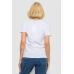 Футболка жіноча з принтом, колір білий, 238R57383-1 XXL, 52, XXL
