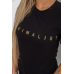 Футболка жіноча з принтом, колір чорний, 238R57379 XL, 50, XL