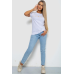 Футболка жіноча з принтом, колір білий, 238R57379 XL, 50, XL