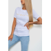 Футболка жіноча з принтом, колір білий, 238R57379 XL, 50, XL