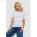 Футболка жіноча з принтом, колір білий, 238R57378-1 XL, 50, XL
