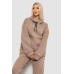 Спортивний костюм жіночий на флісі, колір темно-бежевий, 238R5726 XXL, 52, XXL