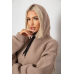 Спортивний костюм жіночий на флісі, колір темно-бежевий, 238R5726 XXL, 52, XXL