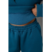Спортивний костюм жіночий на флісі, колір синій, 238R5726 XXL, 52, XXL