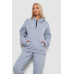 Спортивний костюм жіночий на флісі, колір сіро-блакитний, 238R5726 XL, 50, XL
