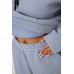 Спортивний костюм жіночий на флісі, колір сіро-блакитний, 238R5726 XXL, 52, XXL