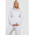 Спортивний костюм жіночий на флісі, колір світло-сірий, 238R5726 XXL, 52, XXL
