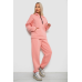 Спортивний костюм жіночий на флісі, колір персиковий, 238R5726 XXXL, 54, XXXL