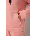 Спортивний костюм жіночий на флісі, колір персиковий, 238R5726 XXXL, 54, XXXL