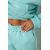 Спортивний костюм жіночий на флісі, колір м“ятний, 238R5726 XL, 50, XL