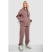 Спортивний костюм жіночий на флісі, колір мокко, 238R5726 XXL, 52, XXL
