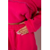 Спортивний костюм жіночий на флісі, колір малиновий, 238R5726 XXL, 52, XXL