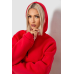 Спортивний костюм жіночий на флісі, колір червоний, 238R5726 XL, 50, XL
