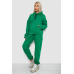 Спортивний костюм жіночий на флісі, колір зелений, 238R5726 XL, 50, XL
