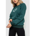 Світшот жіночий, колір темно-зелений, 238R57162 XXL