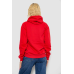 Худі жіночий на тонкому флісі, колір червоний, 238R57162-10 Ager, 52, XXL