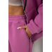 Спортивний костюм жіночий на флісі, колір темно-бузковий, 238R5715 XXL, 52, XXL