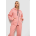 Спортивний костюм жіночий на флісі, колір персиковий, 238R5715 XL, 50, XL