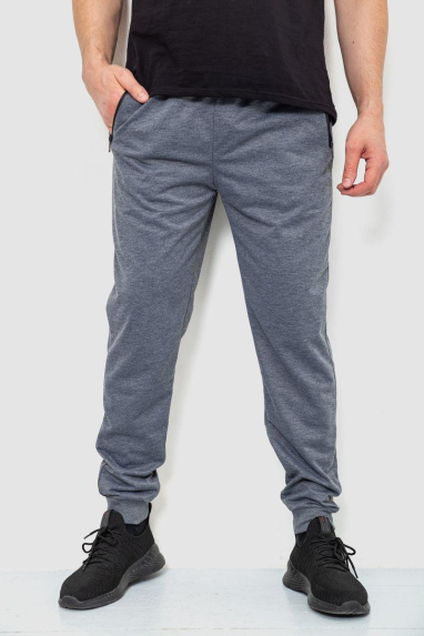 Спорт штани чоловічі, колір сірий, 244R4779 XXXL, XXXL, XXXL