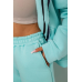 Спортивний костюм жіночий на флісі, колір м“ятний, 238R5715 XXL, 52, XXL