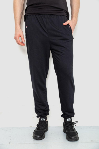 Спорт чоловічі штани, колір чорний, 244R4770 XXXL, 54, XXXL