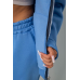 Спортивний костюм жіночий на флісі, колір джинс, 238R5715 XXL, 52, XXL