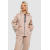 Спортивний костюм жіночий на флісі, колір бежевий, 238R5715 XXL, 52, XXL