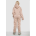 Спортивний костюм жіночий на флісі, колір бежевий, 238R5715 XXL, 52, XXL