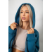 Спортивний костюм жіночий на флісі, колір синій, 238R5715-1 XXXL, 54, XXXL