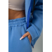 Спортивний костюм жіночий на флісі, колір джинс, 238R5715-1 XXL, 52, XXL