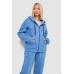 Спортивний костюм жіночий на флісі, колір джинс, 238R5715-1 XXXL, 54, XXXL