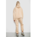 Спортивний костюм жіночий на флісі, колір бежевий, 238R5715-1 XL, 50, XL