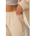 Спортивний костюм жіночий на флісі, колір бежевий, 238R5715-1 XL, 50, XL