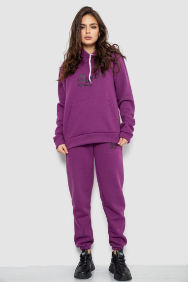 Спортивний костюм жіночий, колір фіолетовий, 244R4236 XXL, 52, XXL