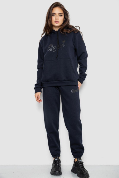 Спортивний костюм жіночий, колір темно-синій, 244R4236 XXL, 52, XXL