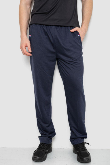 Спорт штани чоловічі, колір темно-синій, 244R41745 5XL, 58, 5XL