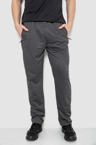 Спорт штани чоловічі, колір темно-сірий, 244R41734 Ager, XL, 50, XL