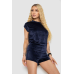 Піжама жіноча велюрова, колір темно-синій, 238R450 XL, 50, XL