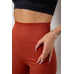 Велотреки жіночі в рубчик, колір теракотовий, 238R355 XL, 50, XL