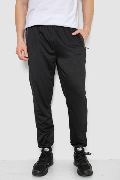 Спорт штани чоловічі, колір чорний, 244R41669 Ager, XXXL, 54, XXXL